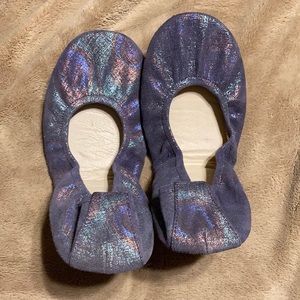 Peacock Suede Storehouse Flats